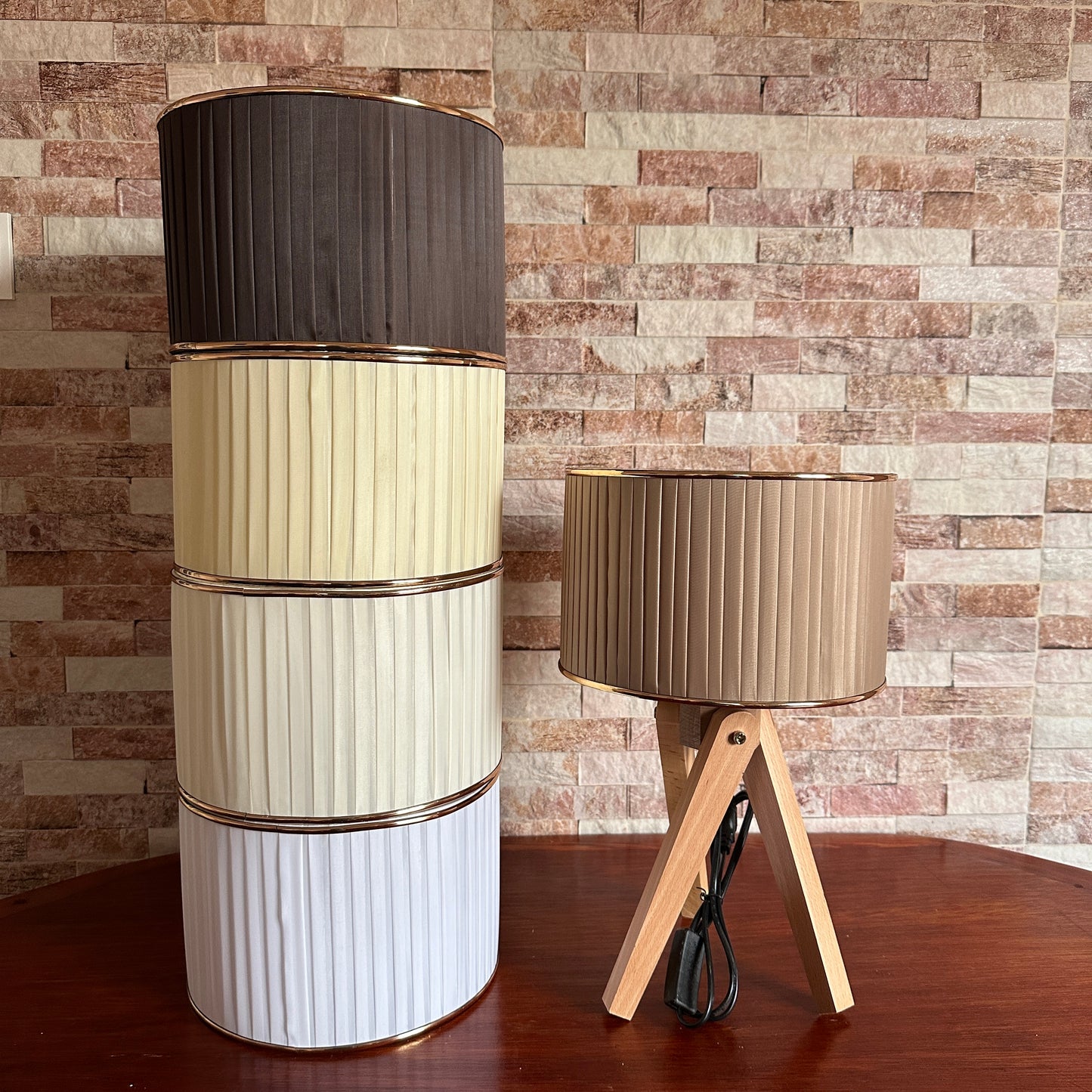 ضوء ليلي من خشب الزان