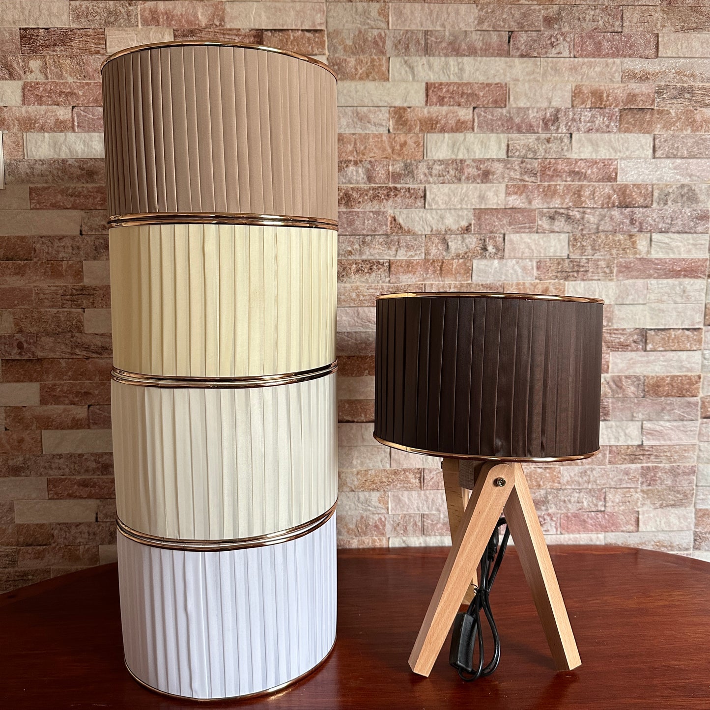 ضوء ليلي من خشب الزان