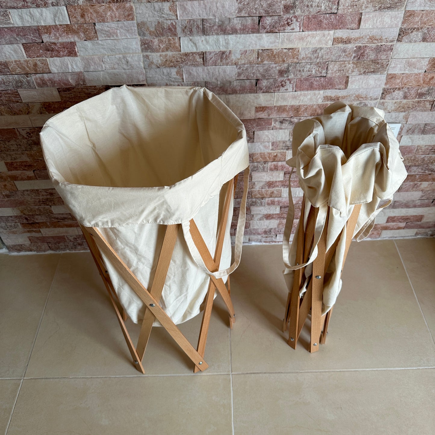 سلة غسيل دائرية