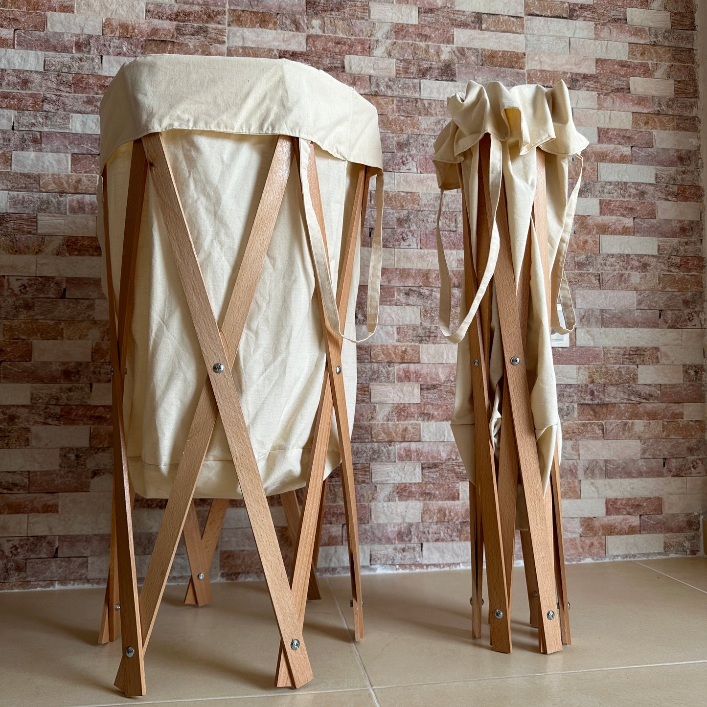 سلة غسيل دائرية