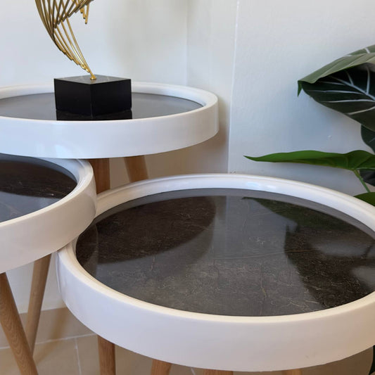 Tables gigognes rondes