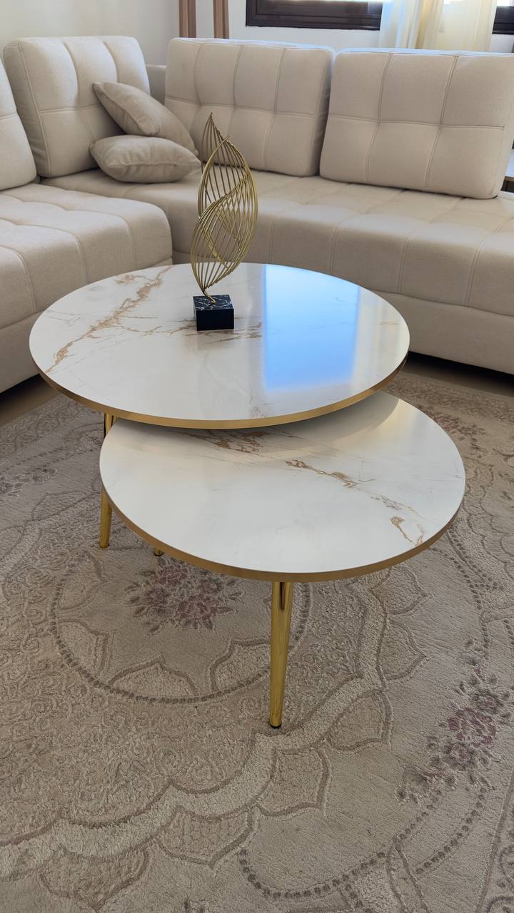 طاولة قهوة رخامية