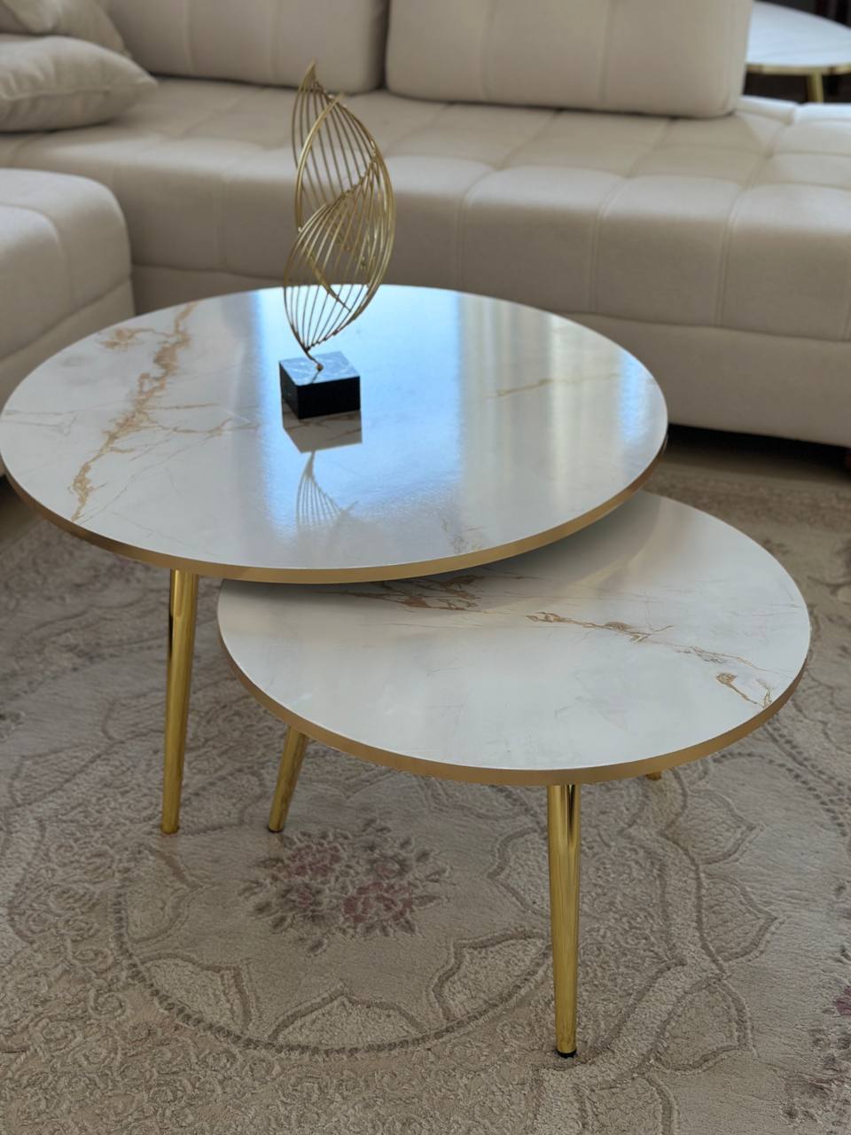 طاولة قهوة رخامية