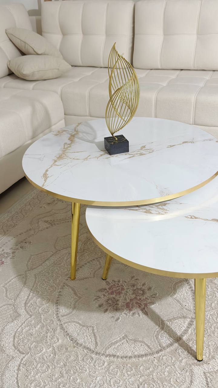 طاولة قهوة رخامية