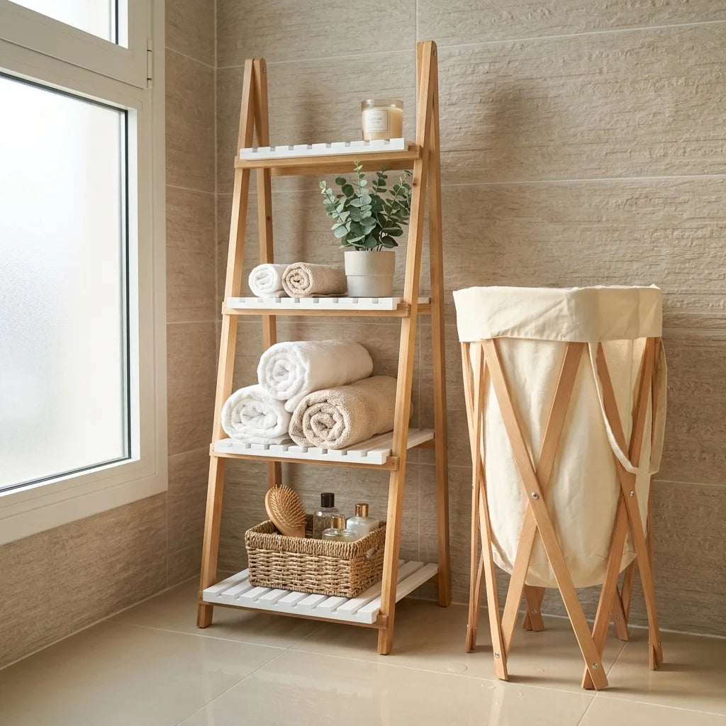 Pack Etagere + Panier a linge