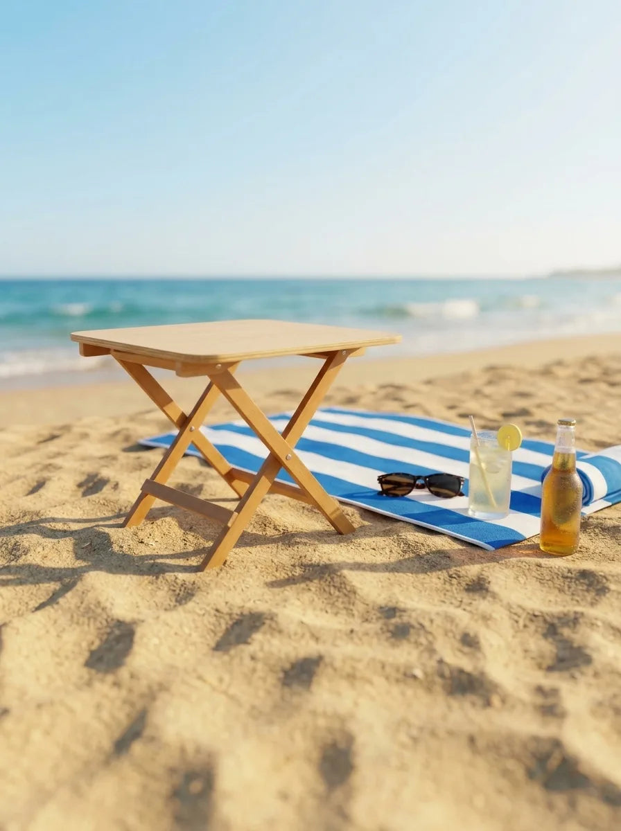 Table de plage Carré