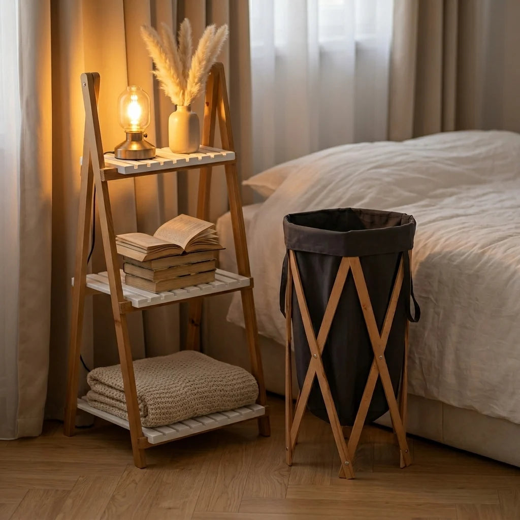 Pack Etagere + Panier a linge